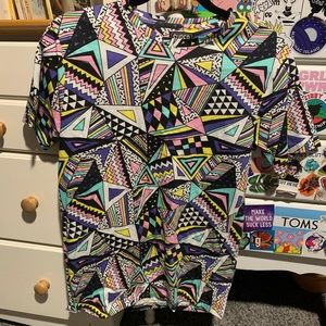 GEOMETRIC NEON SHIRT